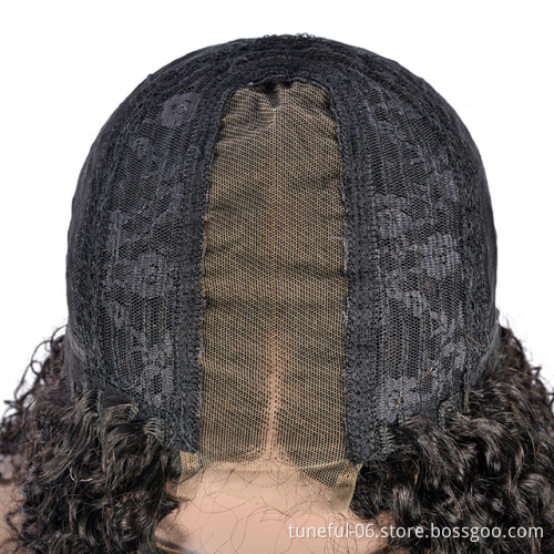 Tuneful Hair Wholesale 2*6 Lace Kim K Short Frontal Lace Wig Brazilian Lace Closure Wigs For Black Women Human Hair Wig